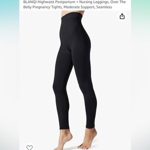 BLANQI Highwaist Postpartum + Nursing Leggings | Small